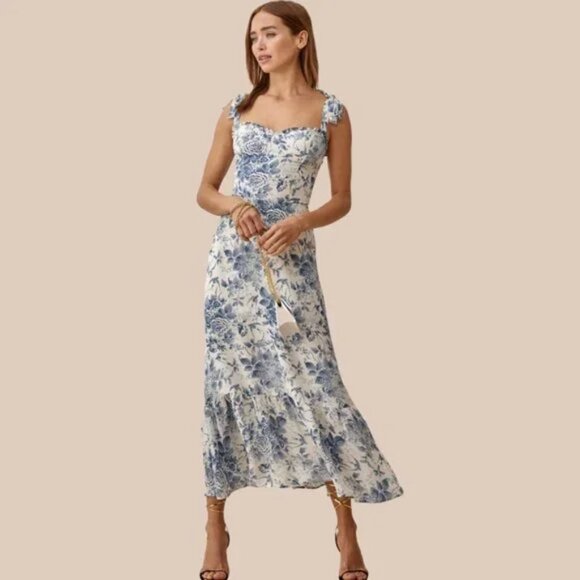 Reformation Nikita Dress | Pompadour | SALE | size 6 - Picture 1 of 8
